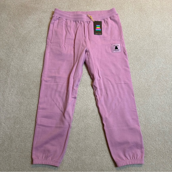 XL Teddy Fresh Pink Sweatpants - Picture 1 of 4